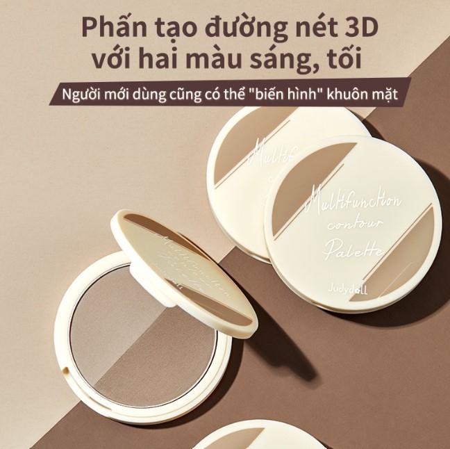 Bảng phấn tạo khối Judydoll 2 màu đa năng chống thấm nước và kiềm dầu