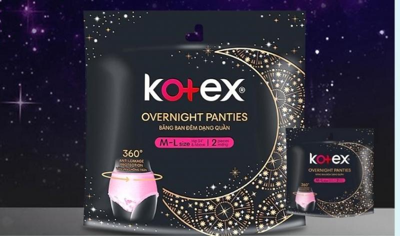 Băng vệ sinh KOTEX ban đêm dạng quần