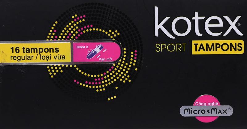 Băng vệ sinh Kotex Sport Tampon