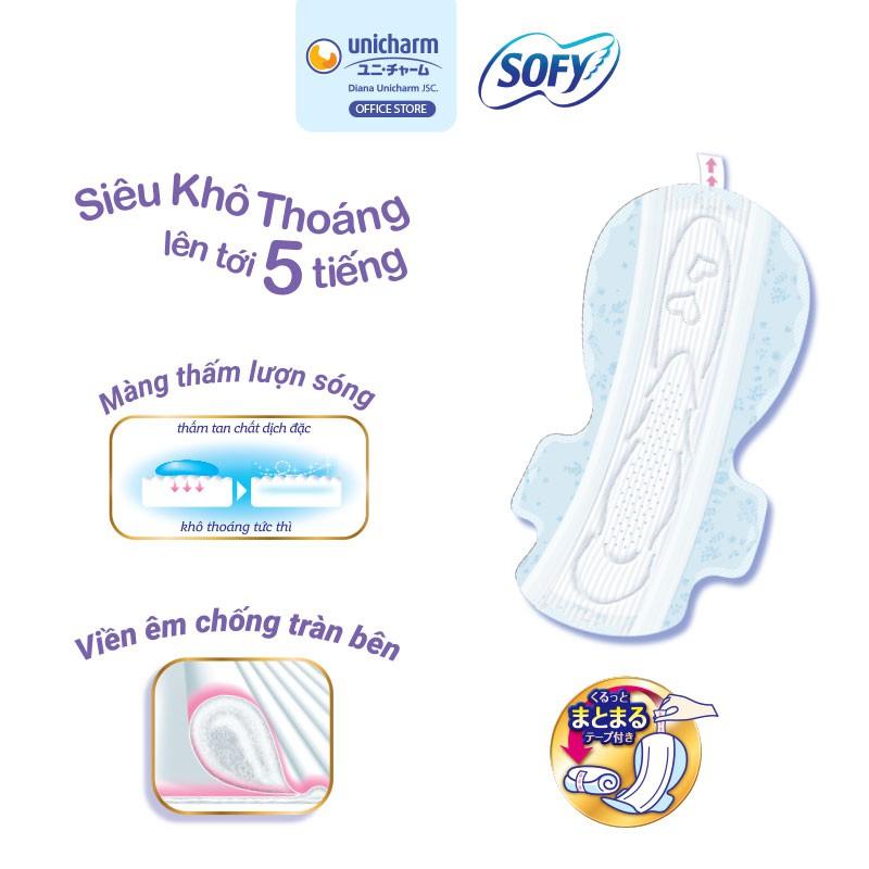Băng vệ sinh Sofy Skin Comfort Ultrathin Cánh 29cm