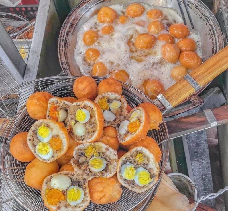 Bánh bao chiên - Bánh Tiêu Tân Định