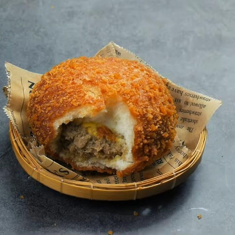 Bánh bao pate chiên