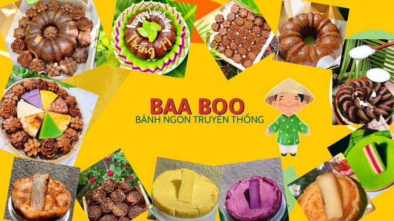 Bánh bò nướng đường thốt nốt Baaboo
