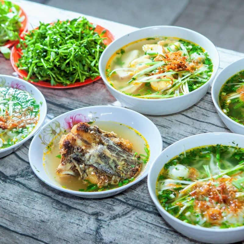 ﻿﻿Bánh canh cá lóc Miền Trung