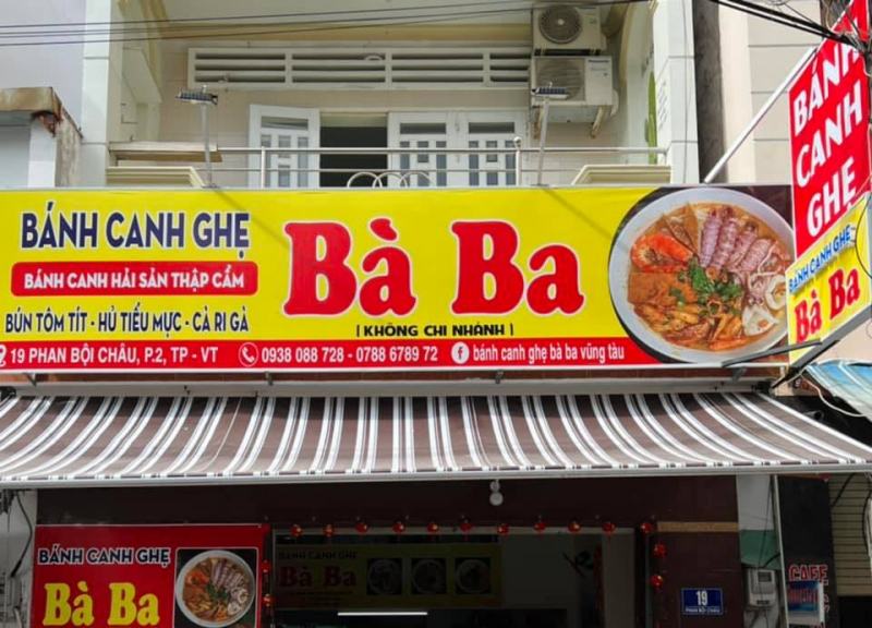 Bánh canh ghẹ Bà Ba