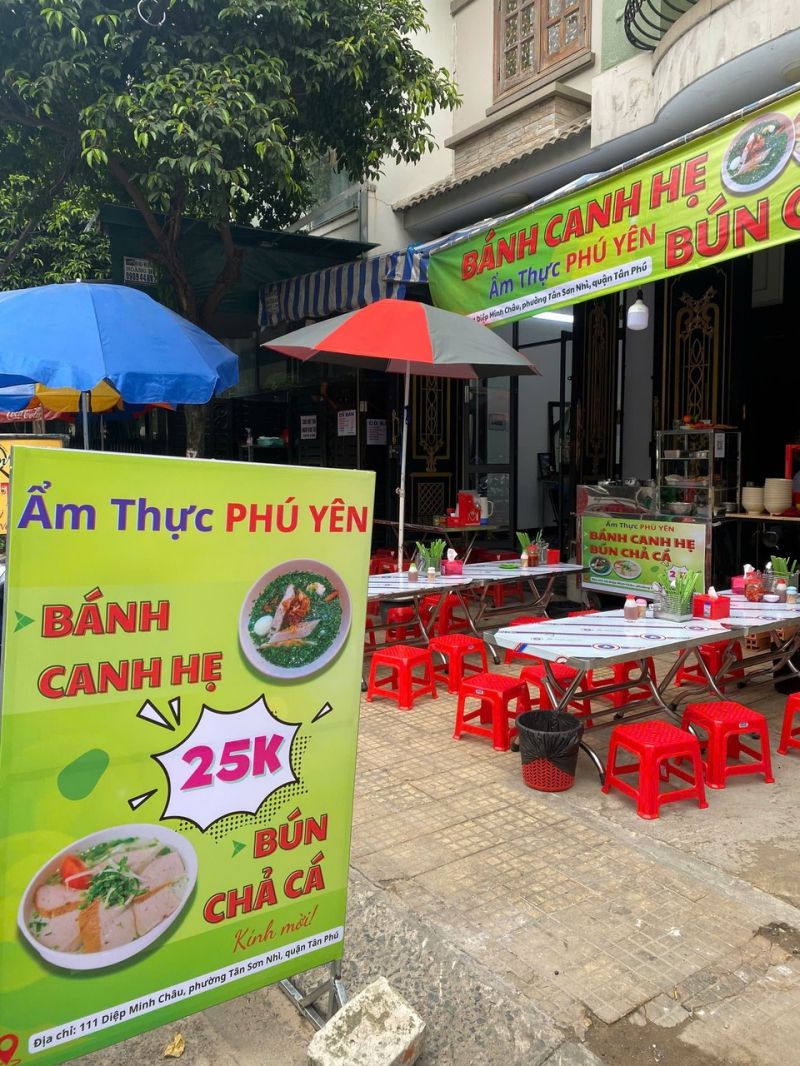 Bánh canh hẹ - Bún chả cá - Ẩm Thực PHÚ YÊN