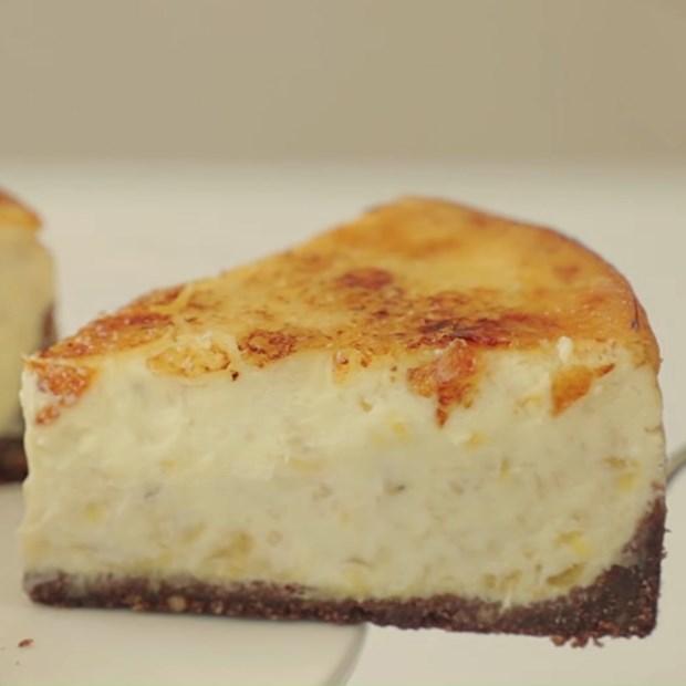 bánh cheesecake chuối nướng