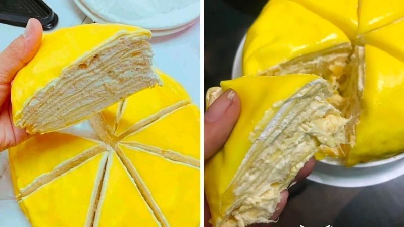 Bánh crepe sầu riêng. Ảnh: Internet