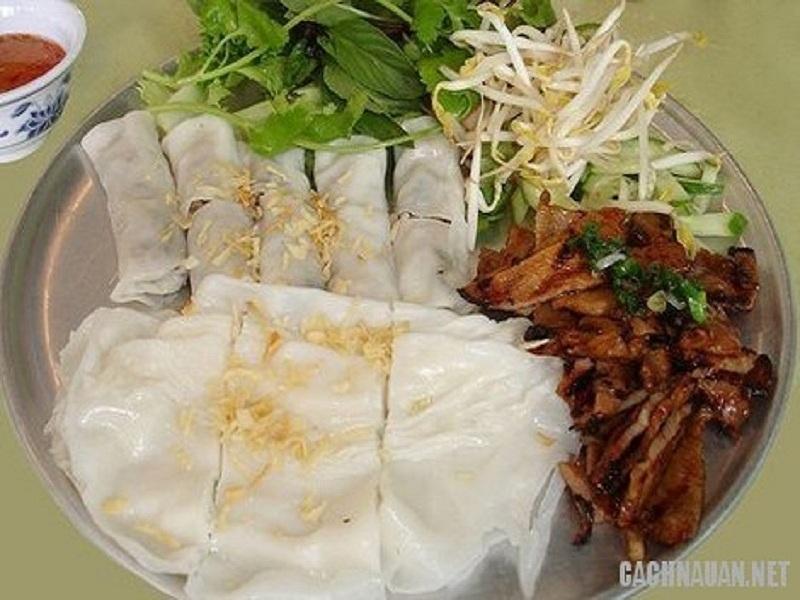 Bánh cuốn chả nướng Phủ Lý