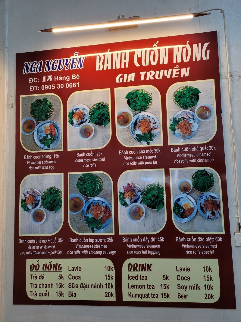 Bánh cuốn gia truyền