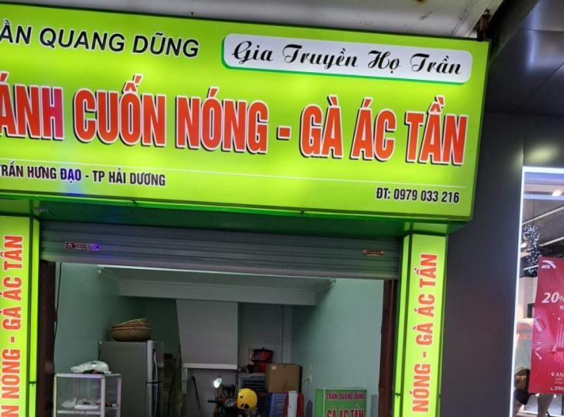 Bánh cuốn gia truyền họ Trần