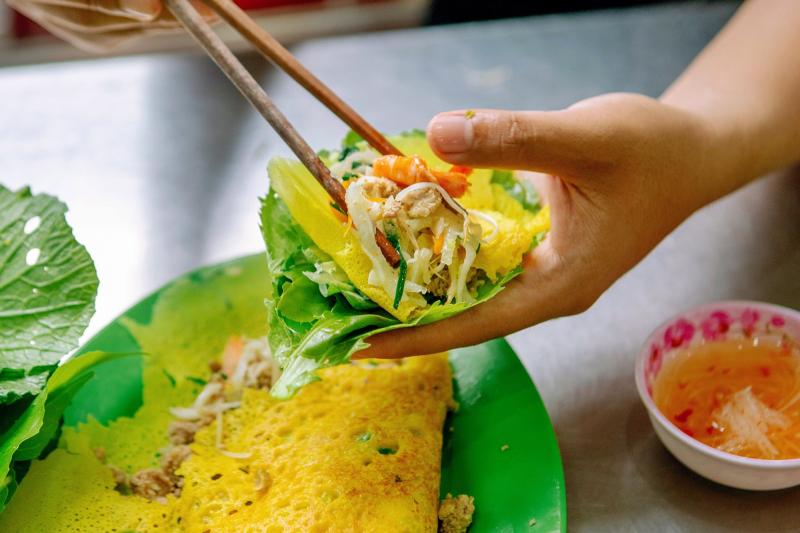 Bánh cuốn nóng - Bánh Xèo - Nem nướng Mỹ Xuân