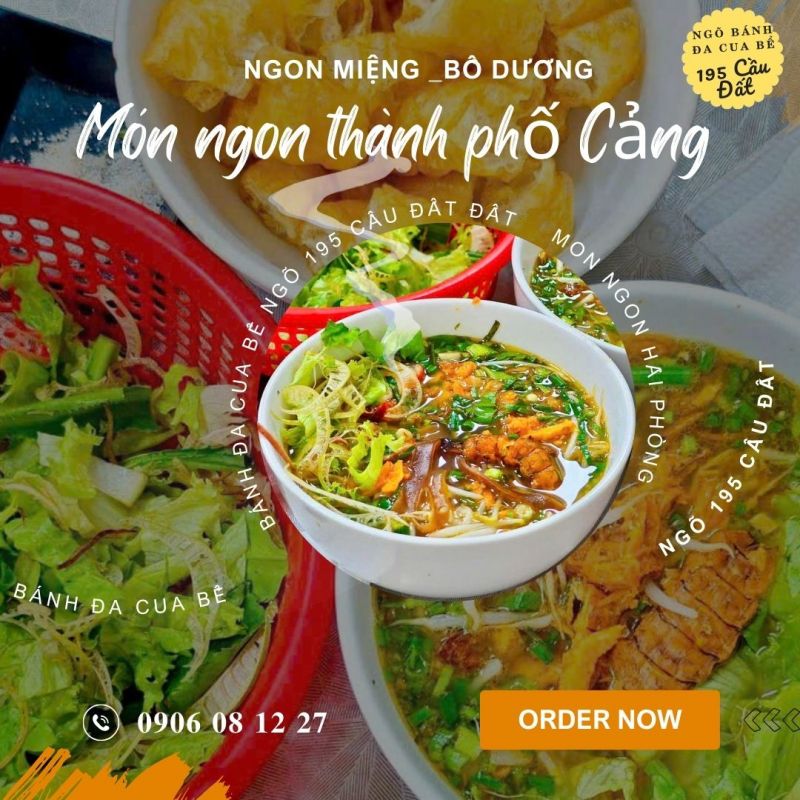 Bánh Đa Cua Bể Ngõ 195 Cầu Đất