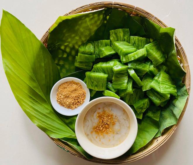 Bánh đúc sốt xanh