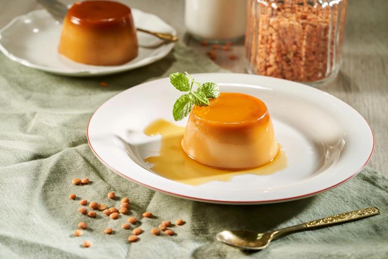 Bánh flan cam phủ caramel