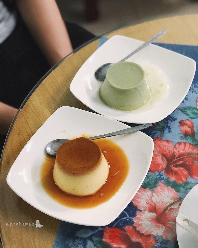 Bánh Flan Mè đen