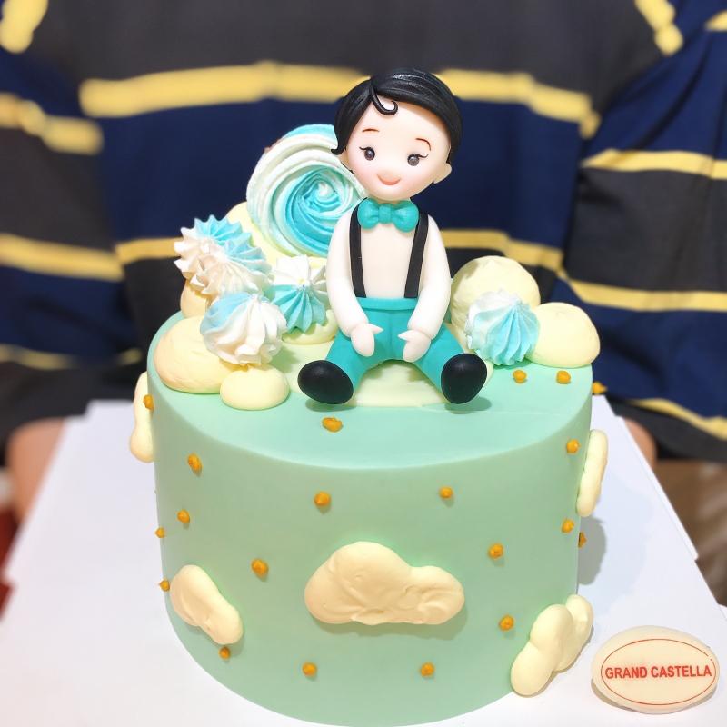 Bánh fondant sinh nhật bé trai đẹp - độc - lạ