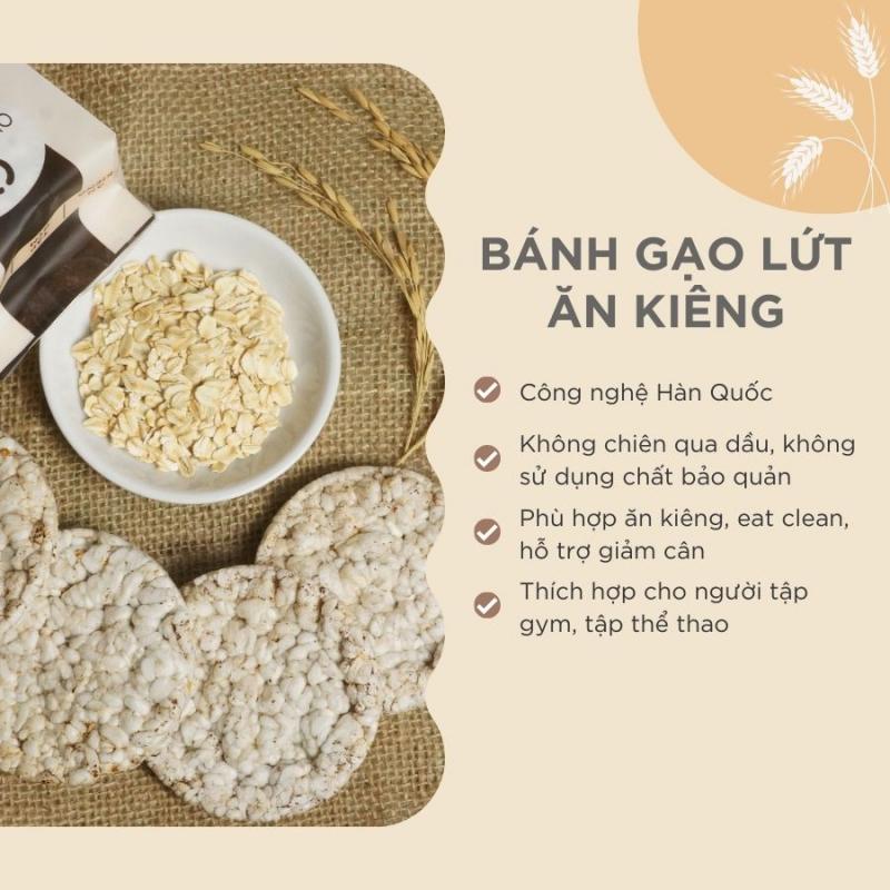 Bánh gạo lứt ăn kiêng GUfoods