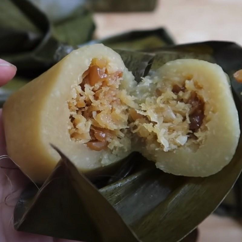 Bánh ít khoai mì nhân dừa đậu