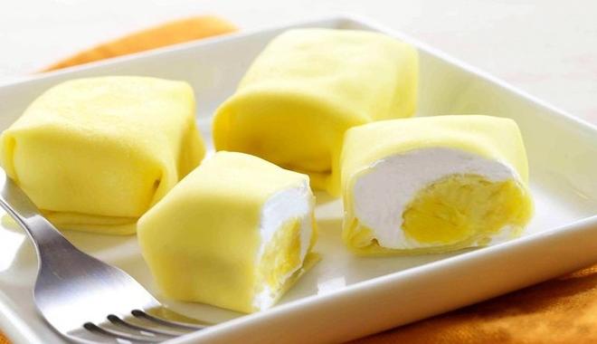 bánh kem tươi sầu riêng, cách làm món ăn từ sầu riêng