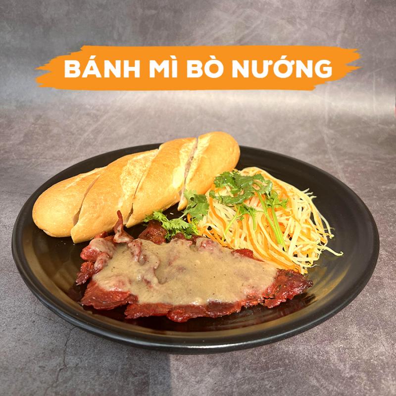 Bánh mì bò nướng BBQ. Ảnh: Internet