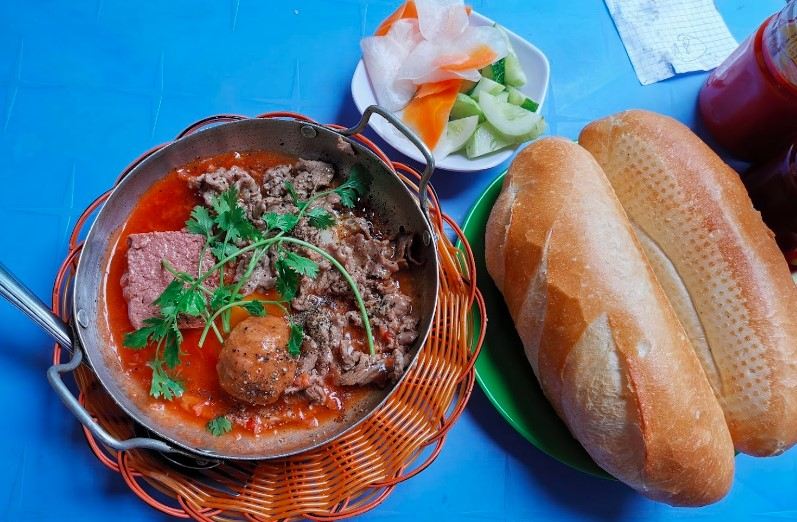 Bánh mì chảo A Bếp