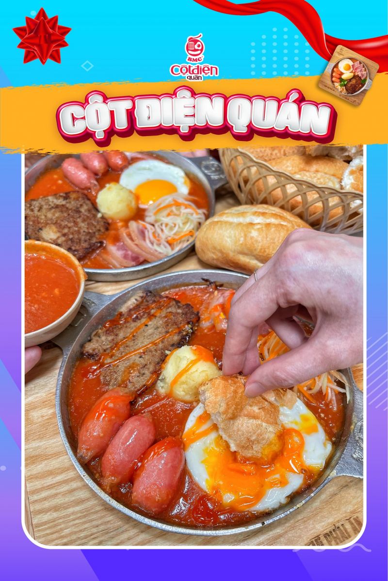 Bánh mì chảo Cột Điện