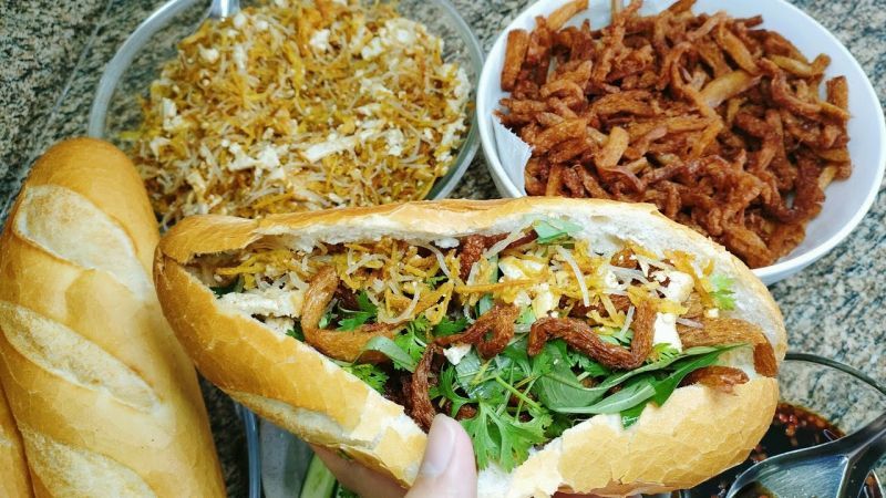 Bánh mì chay Khôi