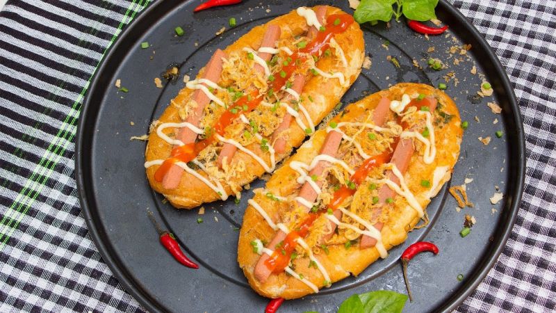 Bánh mì nướng muối ớt