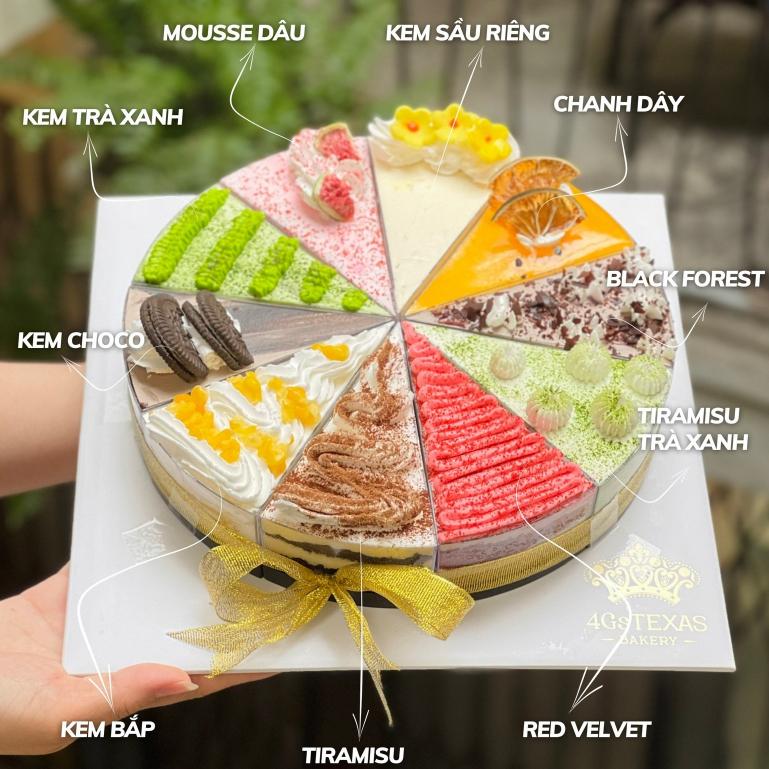 Bánh mousse 8 vị. Ảnh: Internet