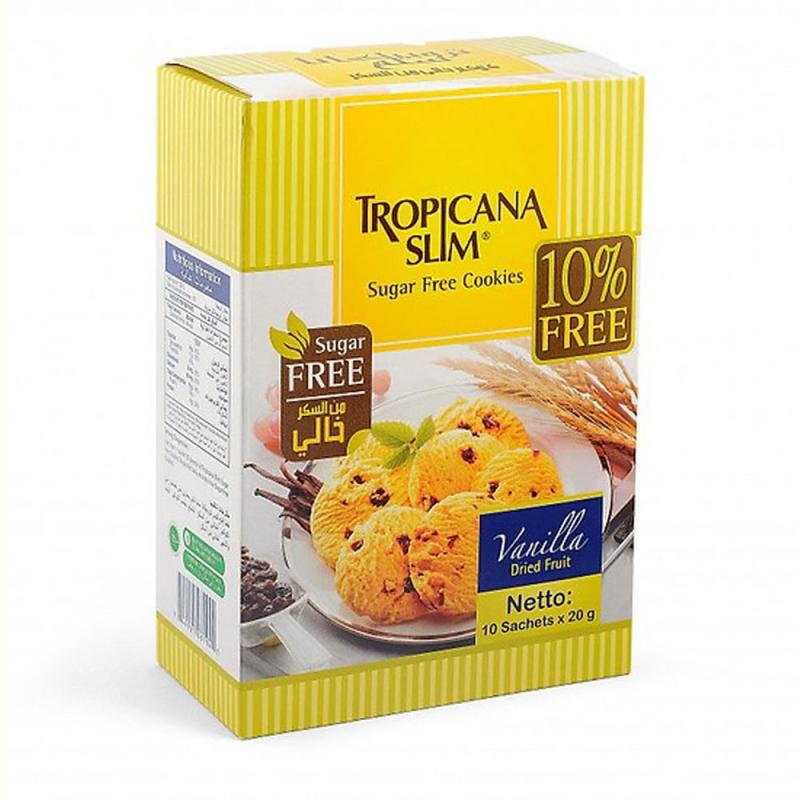 Bánh quy ăn kiêng Tropicana Slim không đường vị vani