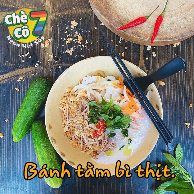 Bánh Tằm Bì Cô Bảy Cần Thơ