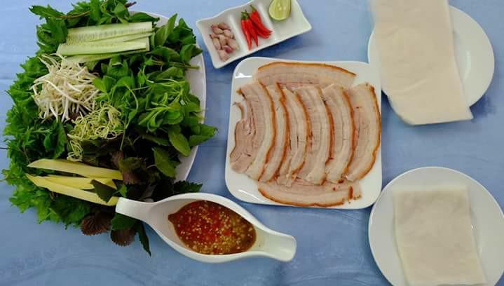 Quán bánh tráng cuốn thịt heo ngon bậc nhất Đà Nẵng