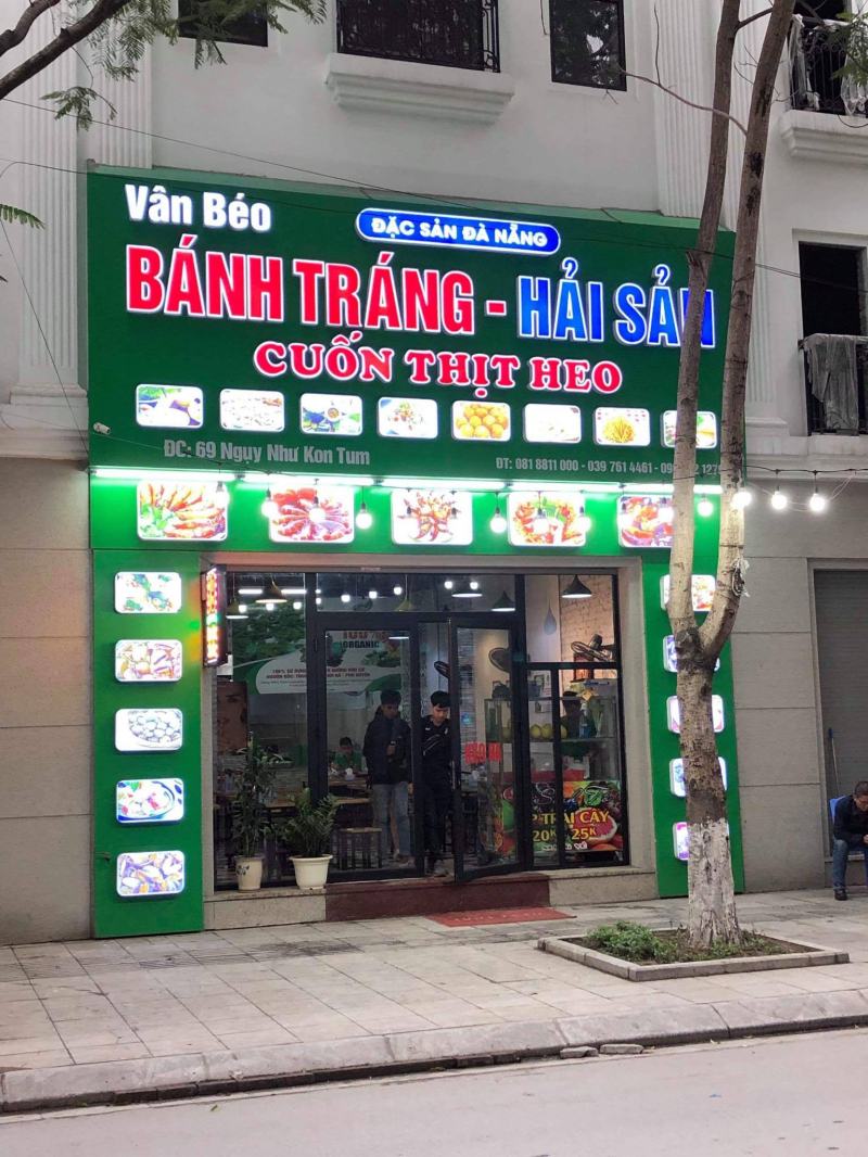 Bánh tráng cuốn Vân Béo