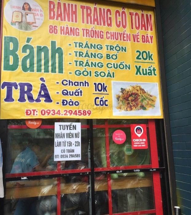 Bánh tráng trộn cô Toàn