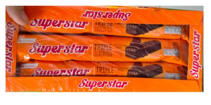 Bánh xốp Superstar Triple Choco