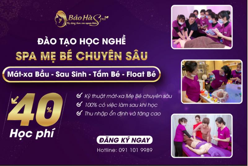 Bảo Hà Spa - Đào tạo tay nghề massage mẹ bé chuyên sâu