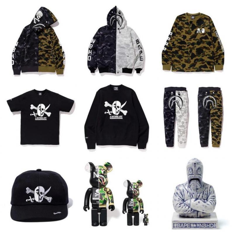 Bape thường kết hợp với những thương hiệu khác cho ra đời nhiều bộ sưu tập độc đáo