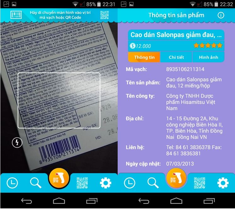 Top 10 phần mềm check barcode tốt nhất trên smartphone