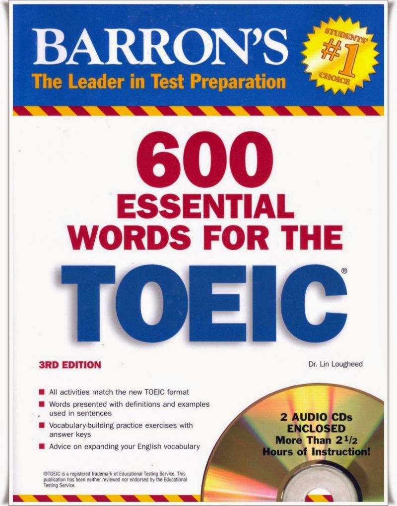 Barron's Essential Words For The Toeic