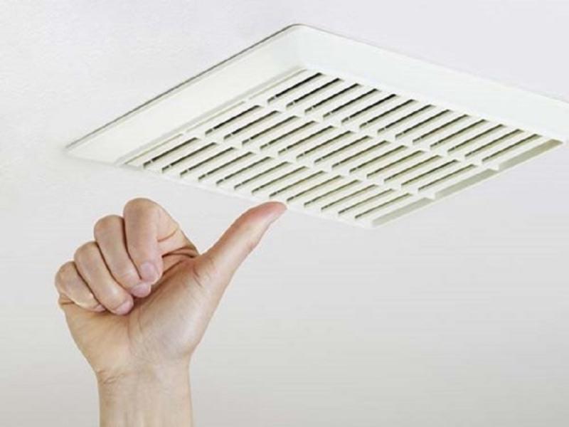 Hãy có thói quen bật quạt thông gió để loại bỏ những khí nóng trong nhà