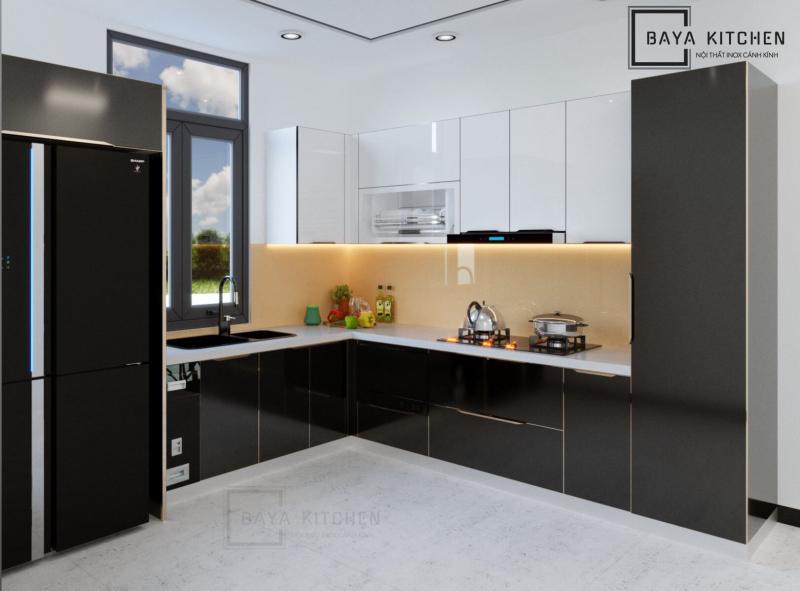 Baya Kitchen Nội thất inox cánh kính