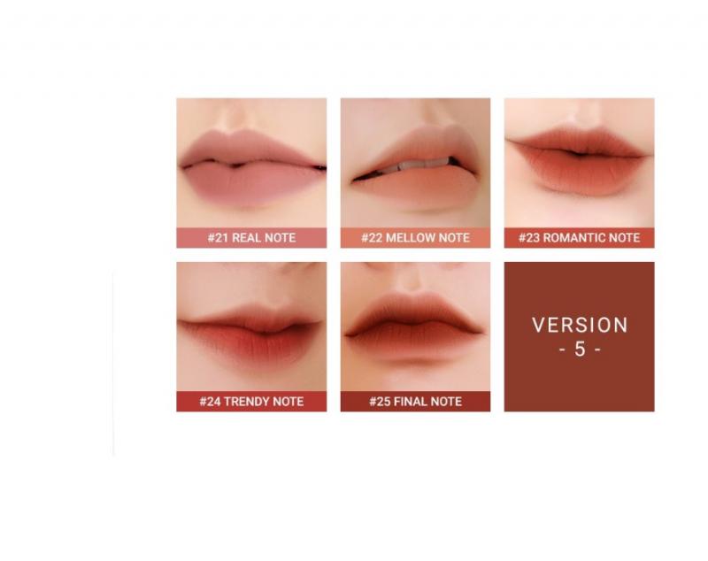 Bbia Last Velvet Lip Tint Version 5 - 25 Final Note (Màu đỏ nâu đất)