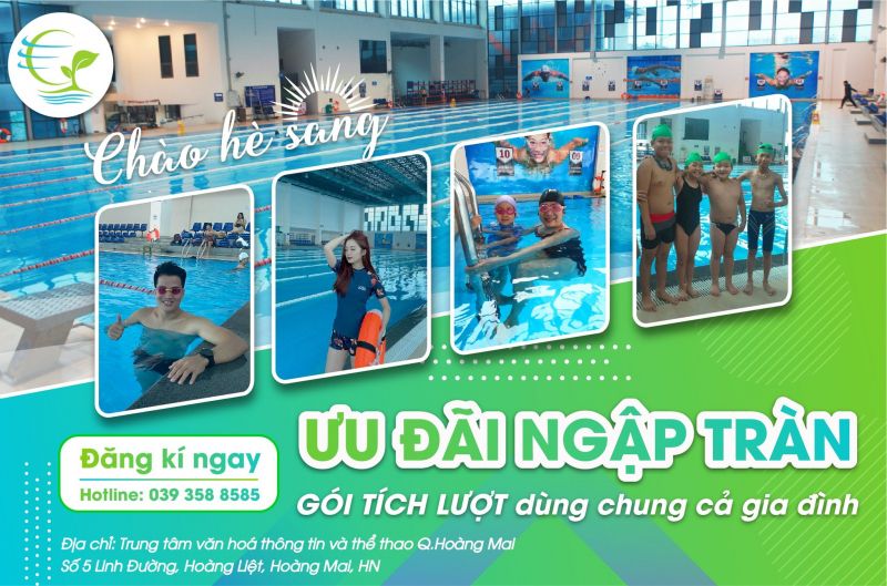 Top 6 Bể bơi có giá vé rẻ nhất tại Hà Nội