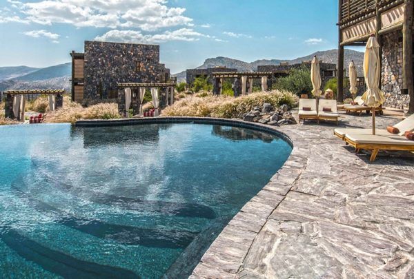 Bể bơi vô cực của Alila Jabal Akhdar, Oman