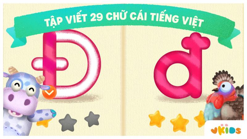 Bé Học Chữ Cái Vkids