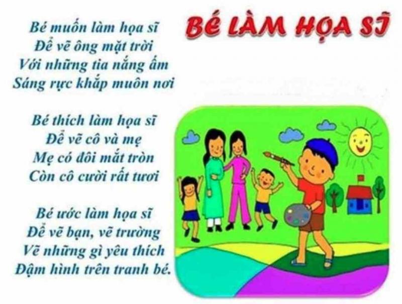 Bé làm hoạ sĩ