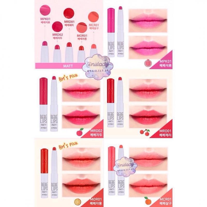 BEBE Lips Matte 75.000 - 125.000 đồng