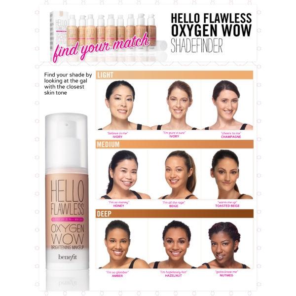 Benefit Cosmetics Hello Flawless Oxygen Wow Liquid Foundation