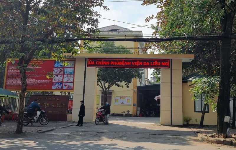 Bệnh viện Da liễu Nghệ An mặt tiền
